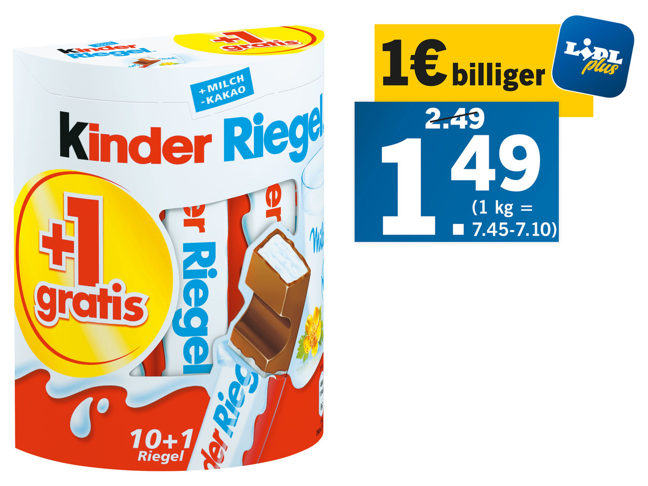 FERRERO Kinder Riegel oder Duplo 10+1 gratis