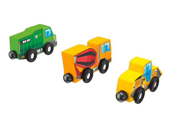 Playtive Wooden Vehicle Set - 3 Piece Set