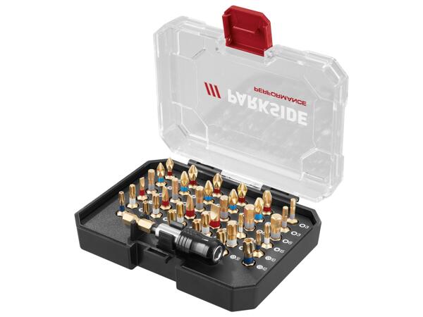 Bit set, 37 pieces or bit & socket set, 40 pieces