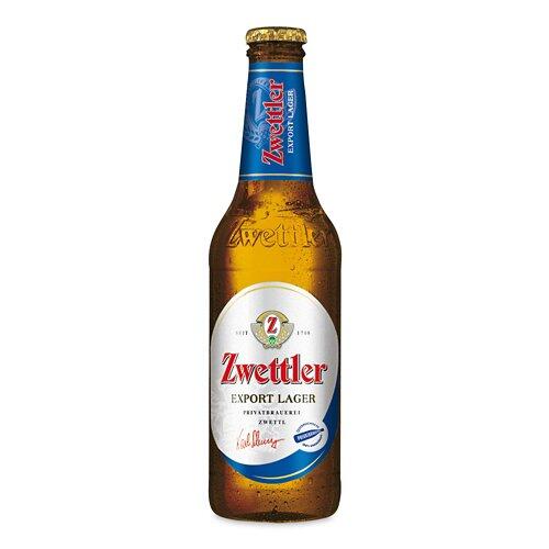 Zwettler Export Lager Flasche