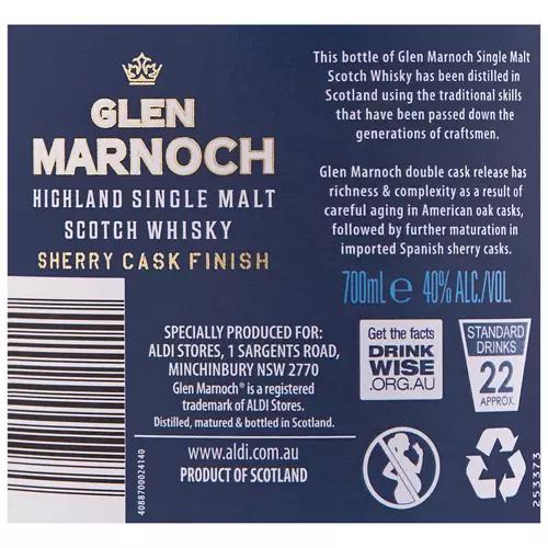 Sherry Cask Finish Single Malt Scotch Whisky 700ml