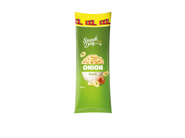 Snacks med löksmak