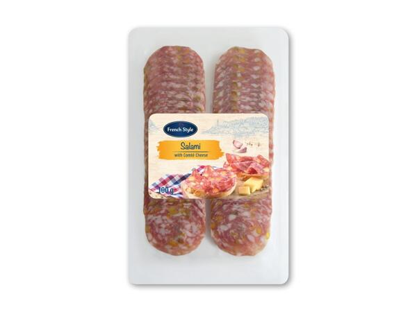 Salami med comté-ost