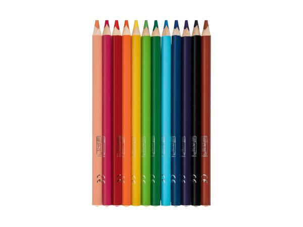 Crayons de couleur maxi, 12 pièces