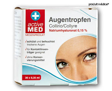 Gouttes ophtalmiques ACTIVE MED
