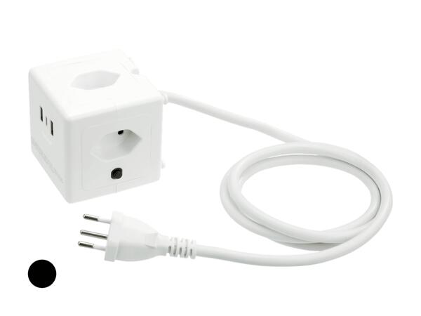 Cube de prises avec ports USB