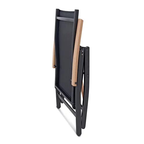 Alu Klappsessel, Doppelpkg., Holzoptik