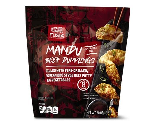 Fusia Asian Inspirations 
 Chicken or Beef Mandu