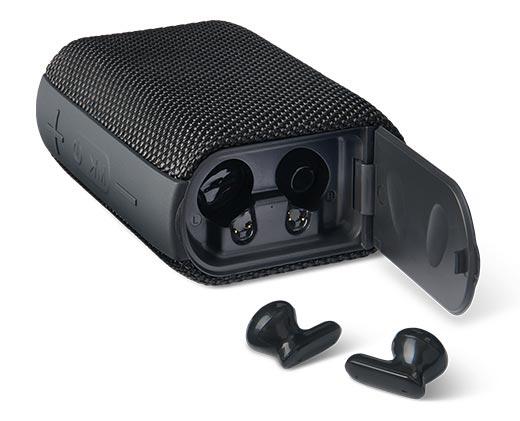 Bauhn 2-in-1 Earbud Speaker Combo