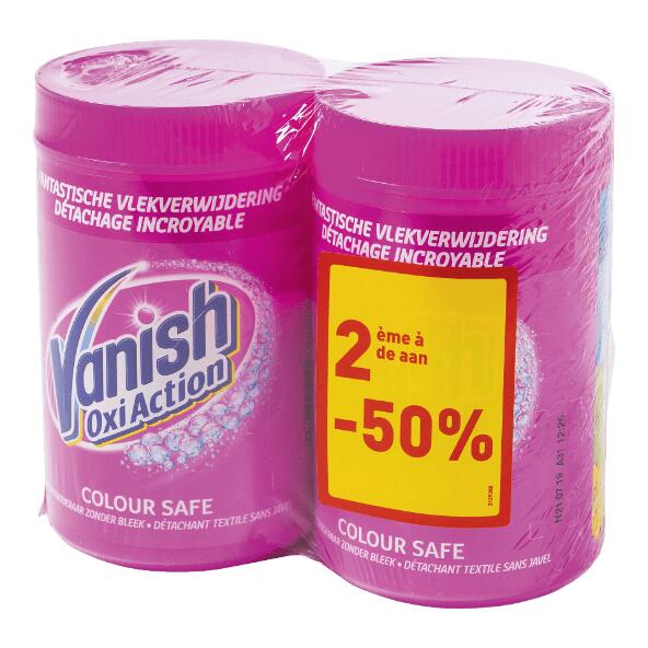 Détachant textile Vanish, 2 pcs