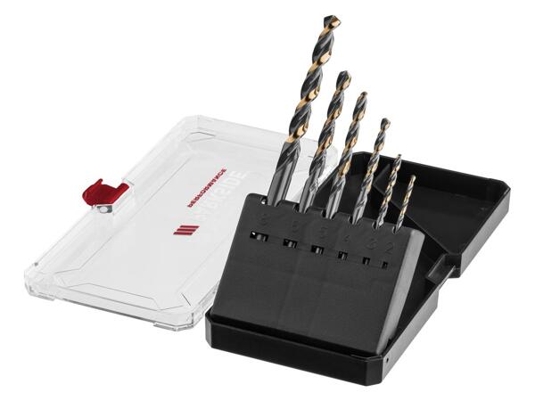 Drill bit set, 6 or 7 pieces