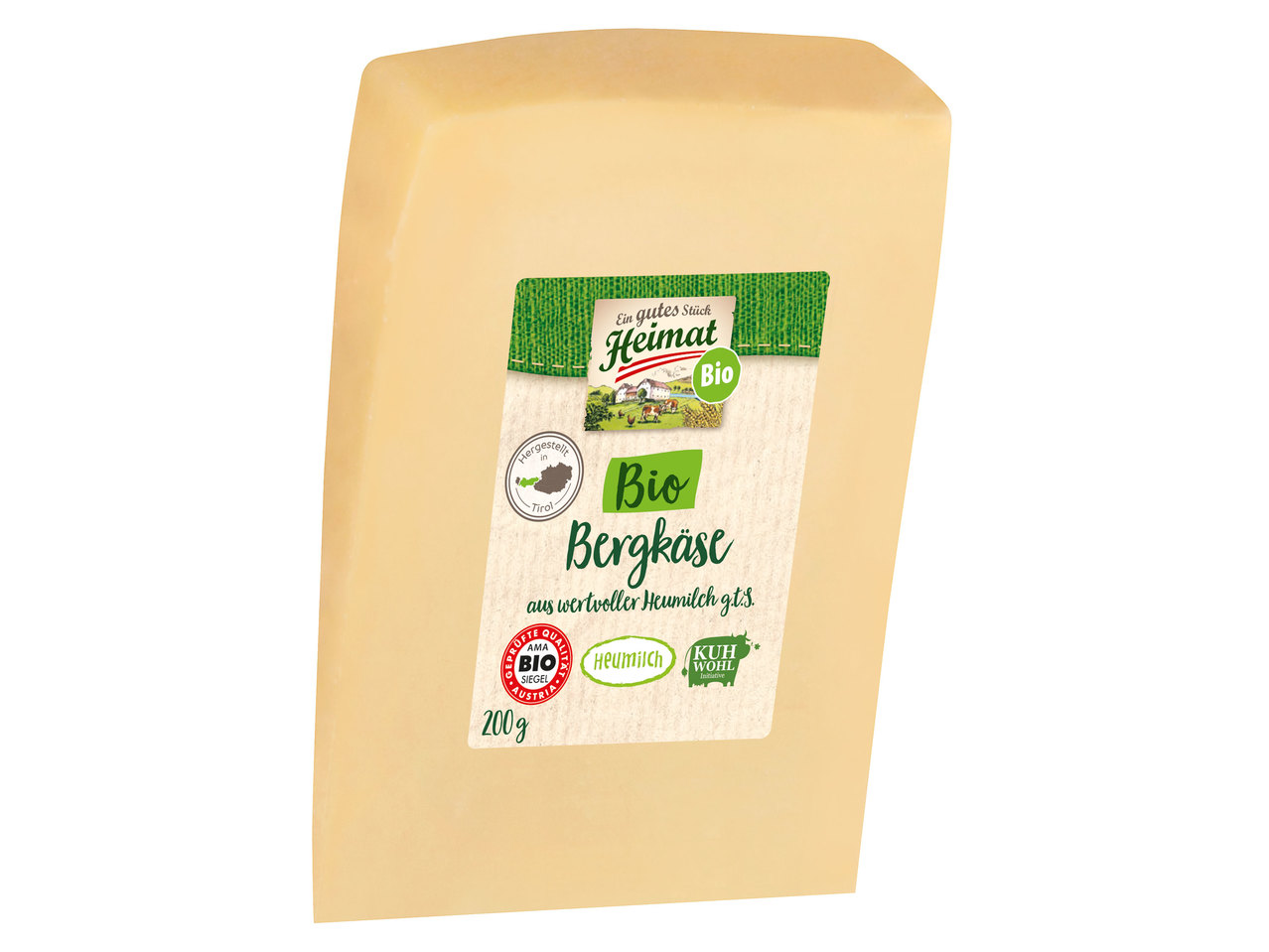 EIN GUTES STÜCK HEIMAT Bio-Heumilch Bergkäse