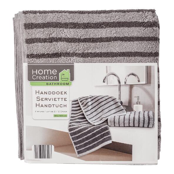 HOME CREATION BATHROOM(R) 				Serviettes, 2 pcs