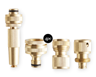 Brass Hose Accessories 4pc