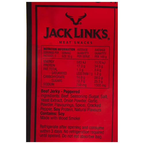 Peppered Beef Jerky 150g