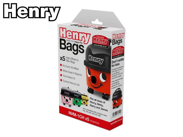 Henry Replacement Bags - 5 Pack