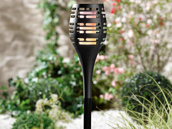 MELINERA(R) Solar-Gartenfackel