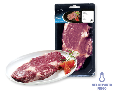 Rib eye steak di bisonte GOURMET