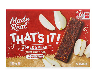 That's It Dried Fruit Bars 5pk/150g