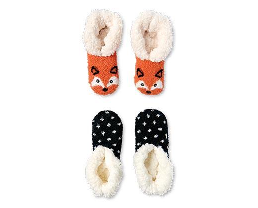 Serra Ladies 2 Pack Slipper Socks