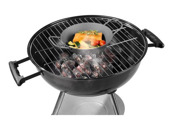 Grillmeister Iron Grill Pan With Wooden Serving Board