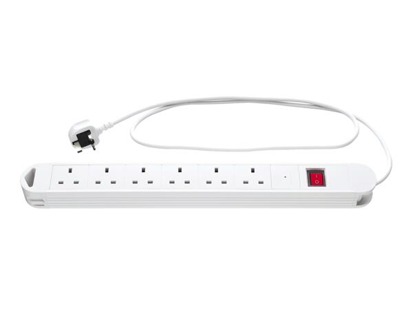 6 Socket Surge Protected Extension Lead