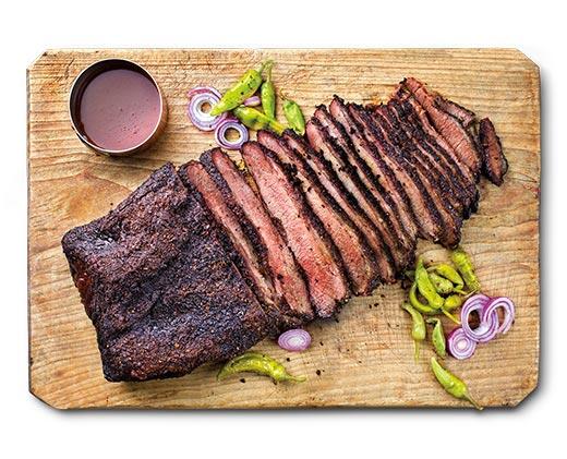 Salt & Pepper or BBQ Seasoned Brisket