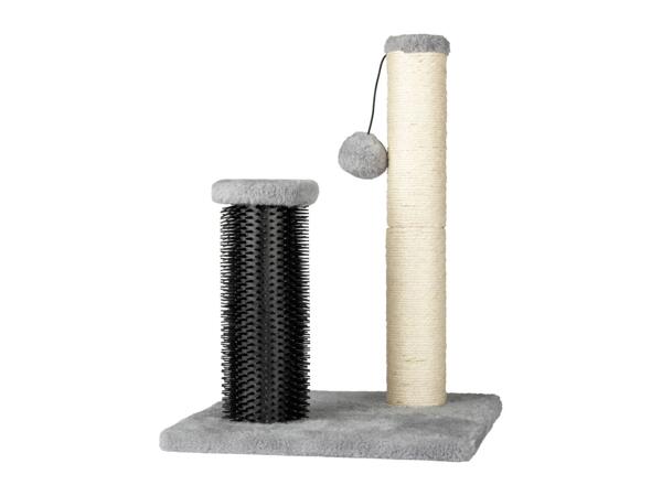 Zoofari Cat Scratching Post With Massage Brush