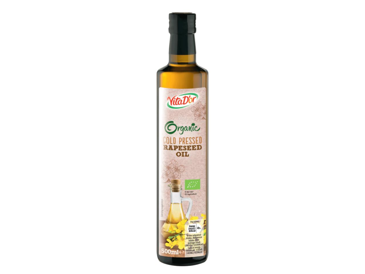 Organic Rapeseed Oil