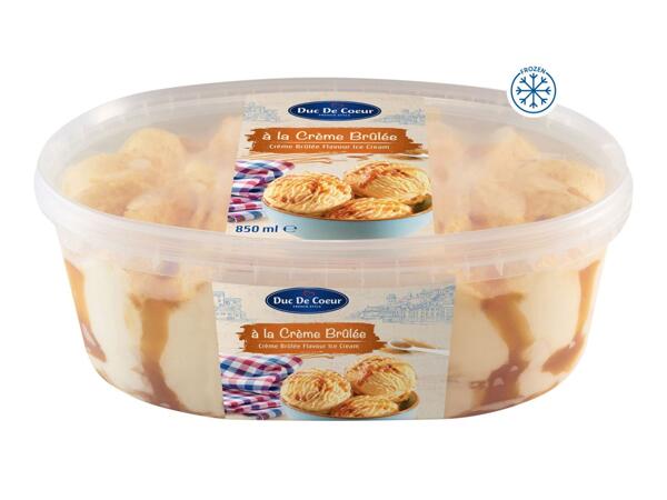 Duc de Coeur Crème Brulée Flavour Ice Cream 850ml