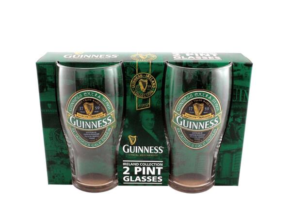 GUINNESS 2PK GLASS