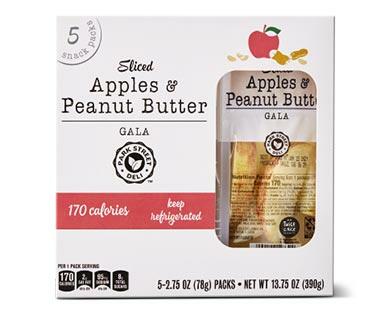 Park Street Deli Apples & Caramel or Peanut Butter 5 Pack Snack Packs ...