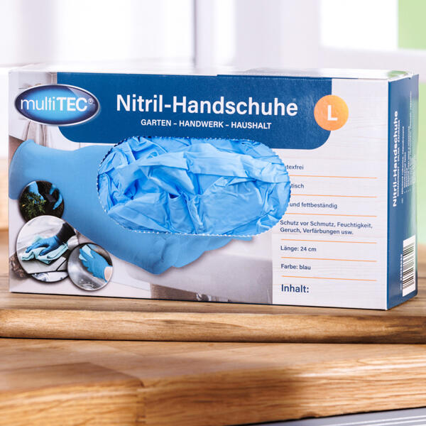 Puderfreie Nitril-Handschuhe 50er