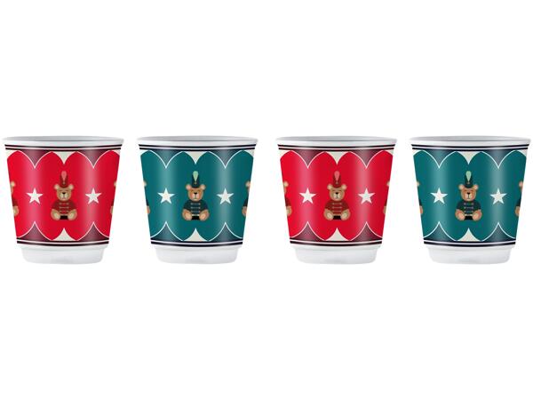 Christmas Cup Set, 4 Pieces