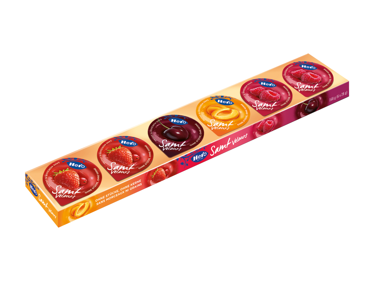 Confiture Velours Hero en portions