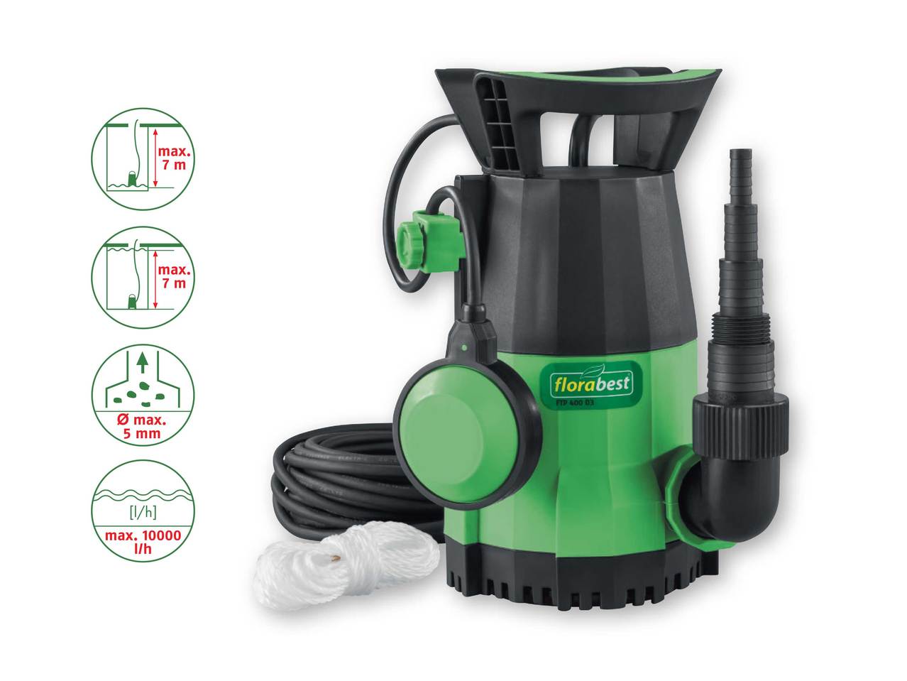 FLORABEST Submersible Water Pump