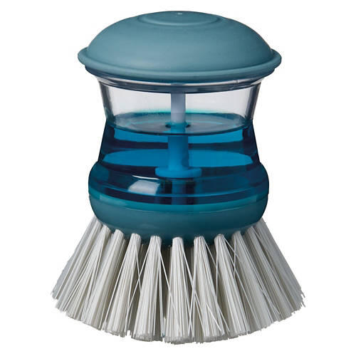 Sink Scrubber Palm Brush, Blue