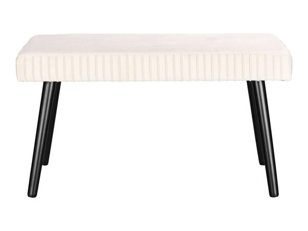 Livarno Home Upholstered Bench - White