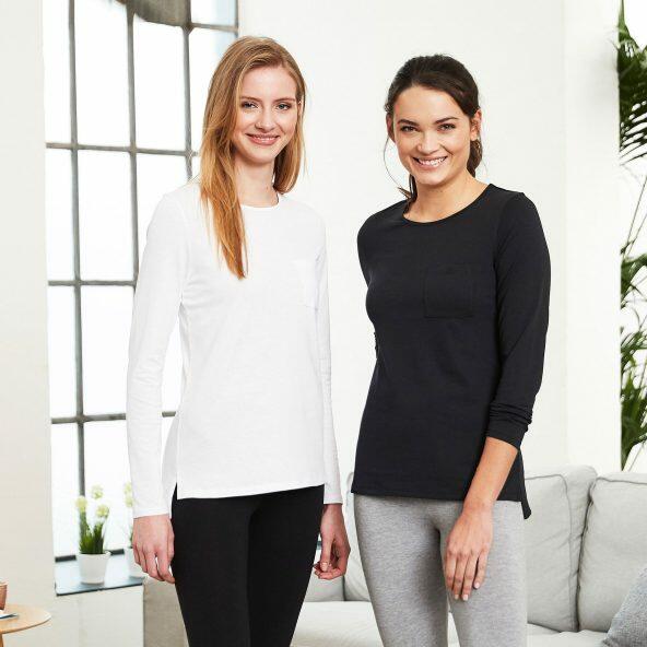 Langærmet t-shirt