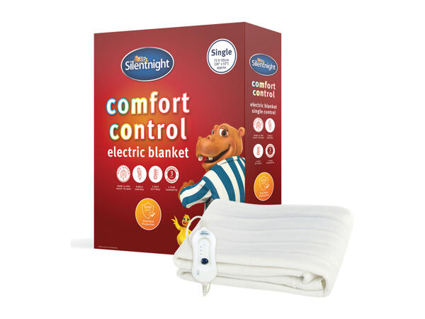 Silentnight Comfort Control Electric Blanket – Single