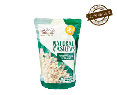 Natural Cashews 1.2kg
