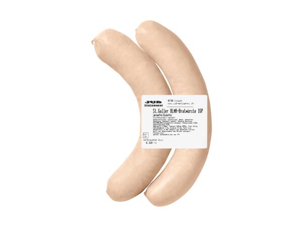 Saucisse à rôtir OLMA de Saint-Gall IGP (action valable uniquement en Suisse alémanique et au Tessin)