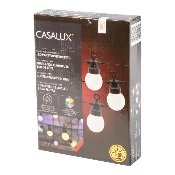 CASALUX(R) 				Guirlande LED à énergie solaire