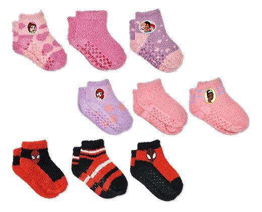 Licensed Childrens Character 3-Pack Fuzzy Socks
