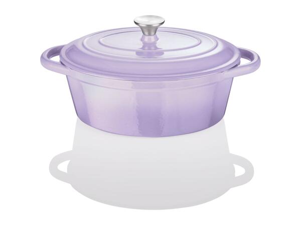 Livarno Home 4.7L Cast Iron Casserole Dish