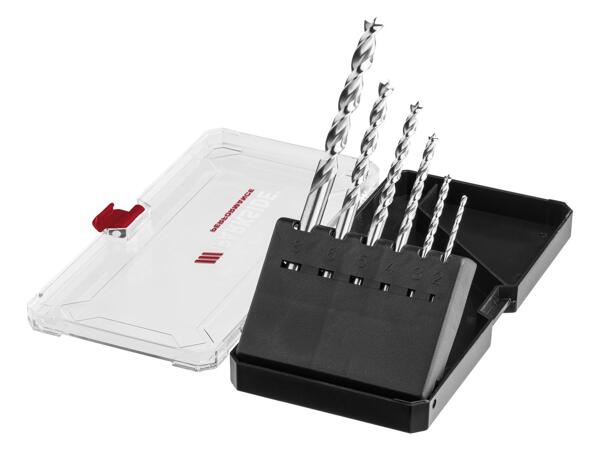 Drill bit set, 6 or 7 pieces