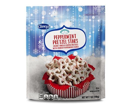 Clancy's 
 Dipped Peppermint Pretzel Stars