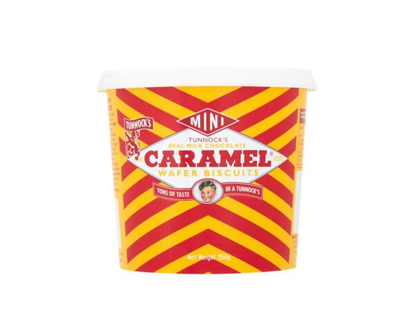 Tunnock's Mini Caramel Wafer Biscuits