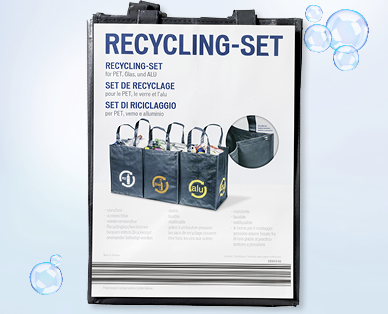 Recycling-Set, 3-teilig