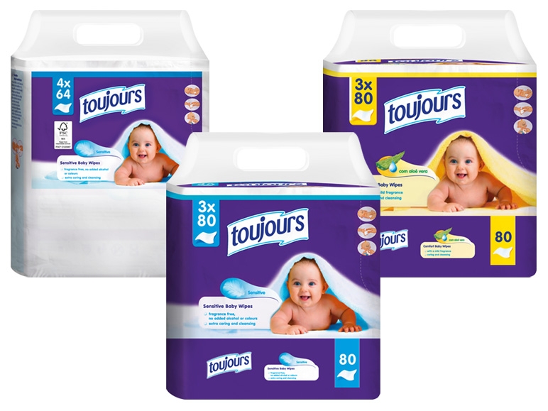 TOUJOURS Babyfeuchttücher Multipack